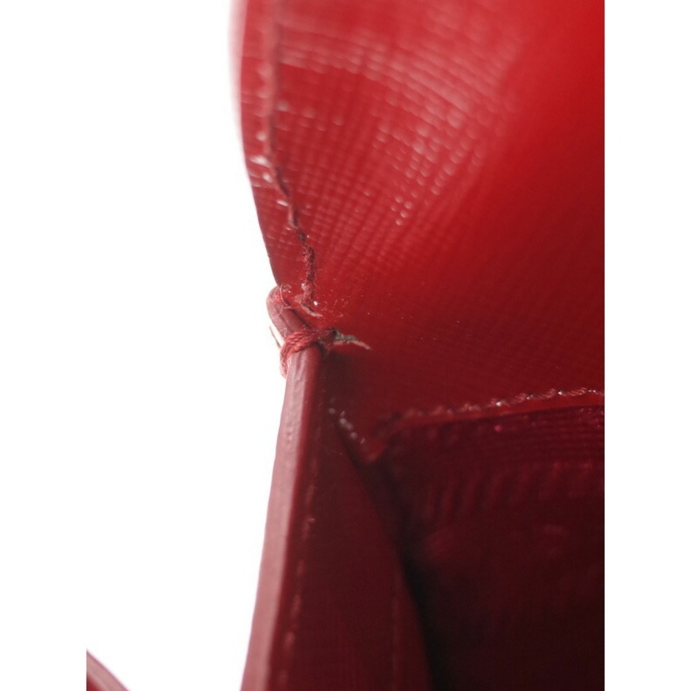 Prada Saffiano Vernice Leather Red satchel vibrant red patent leather - Picture 6 of 9